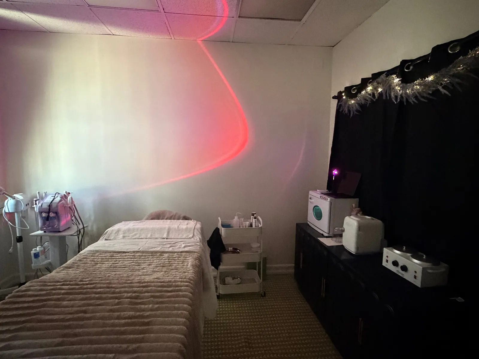 Emily's treatment suite from another angle